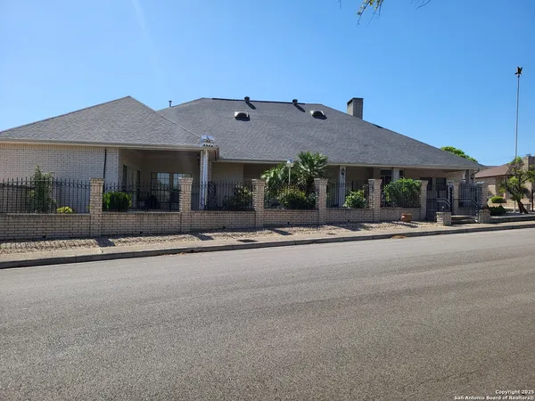 front view of a house with a street view