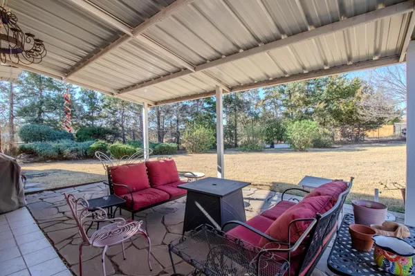 a outdoor space with chairs