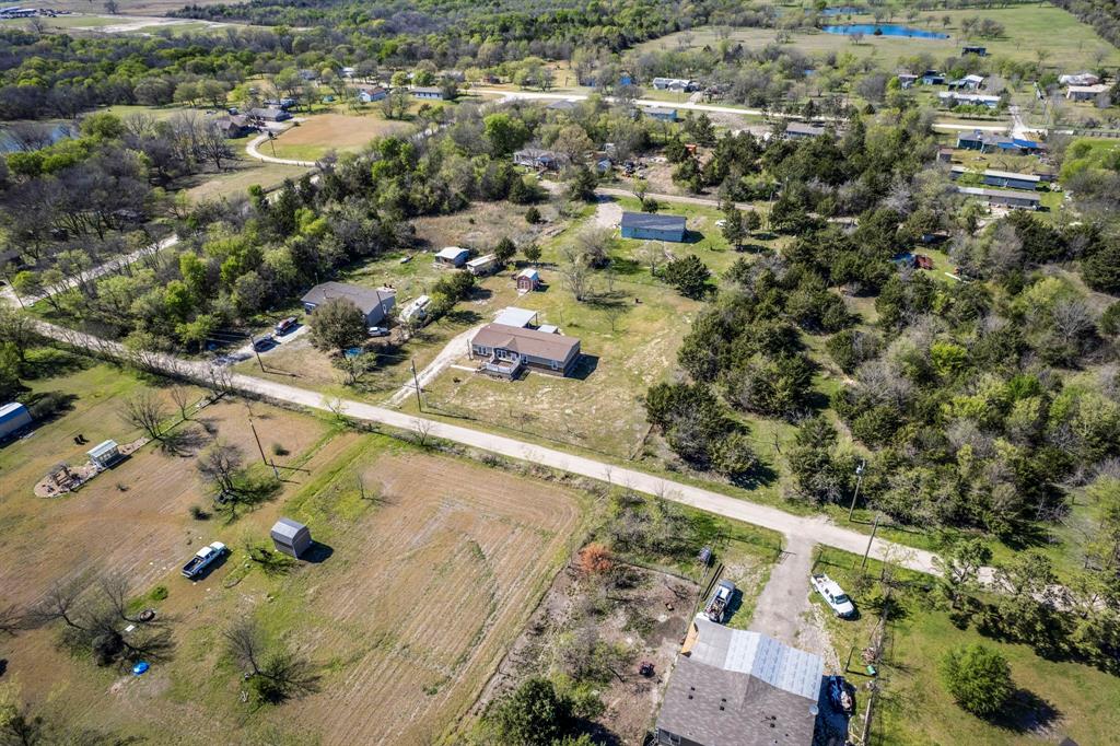 12032 County Road 0190 Rice, TX 75155 - Photo 35 of 40 an aerial view of a house with a yard and lake view