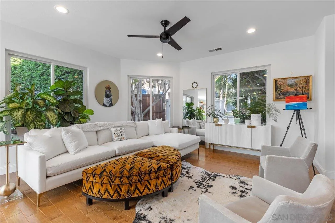 219 Jacob Lane Encinitas, CA 92024 - Photo 10 of 46 a living room with furniture and a large window