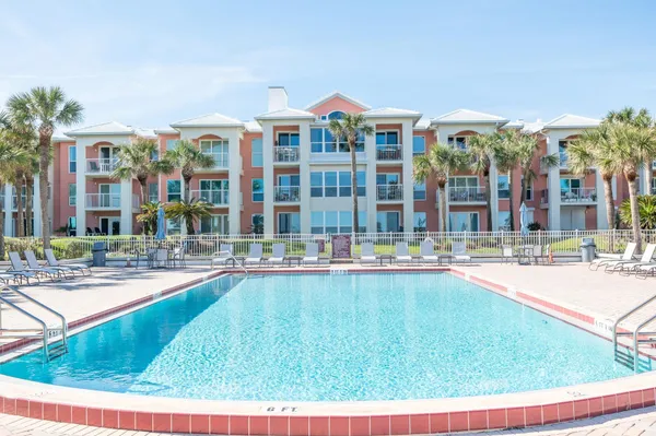 a view of a swimming pool and a terrace