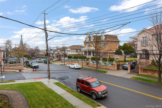 a cars parked in front of a building