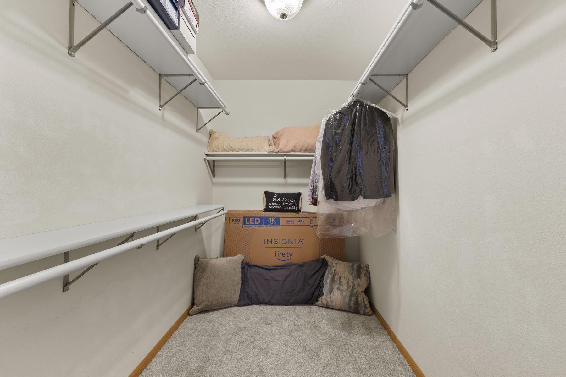 1513 92nd Street, Unit 47 Sturtevant, WI 53177 - Photo 14 of 34 First Bedroom - Walk-in Closet