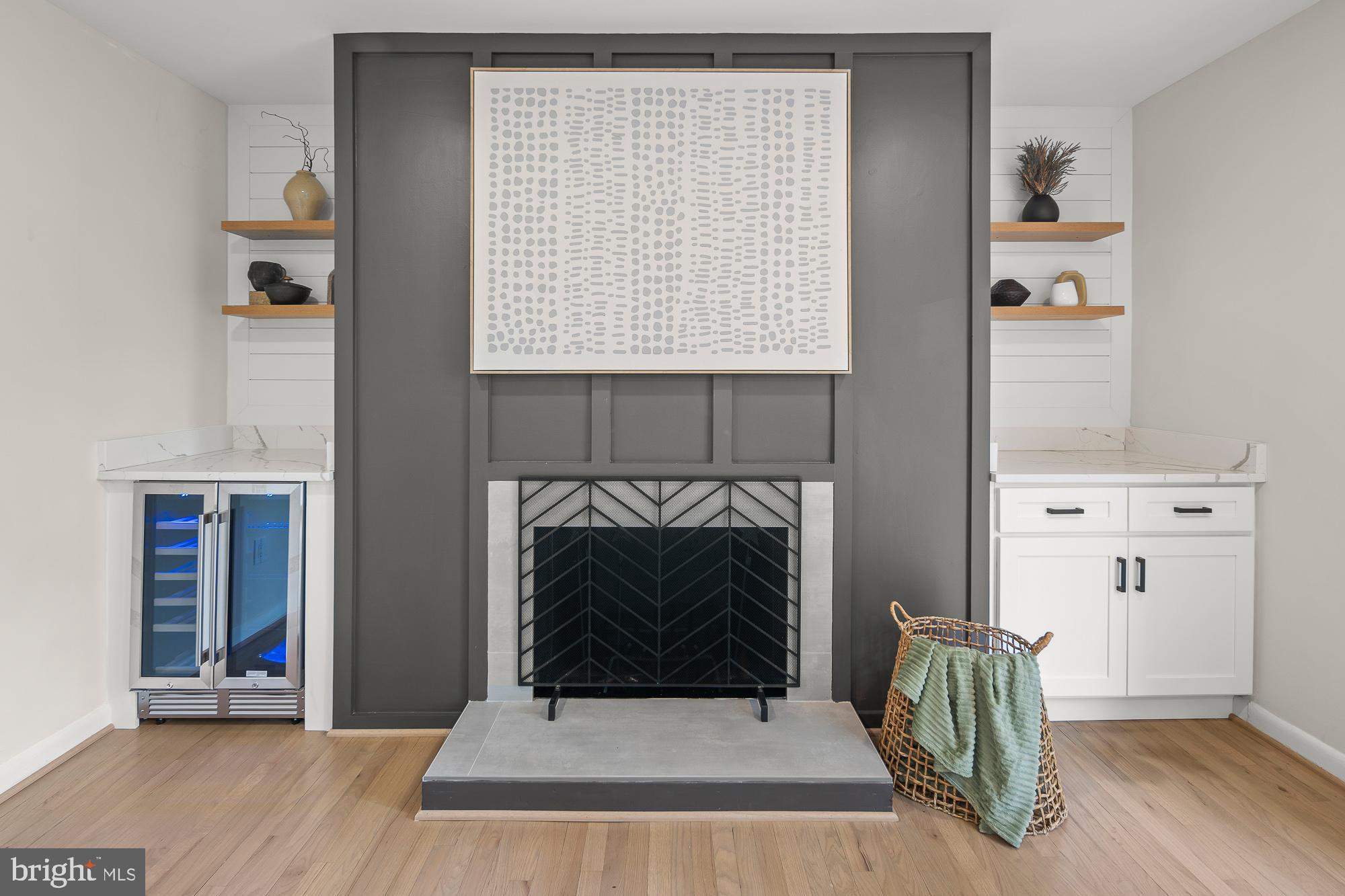 1652 Wainwright Drive Reston, VA 20190 - Photo 11 of 54 New Builtin cabinets & Wine Cooler