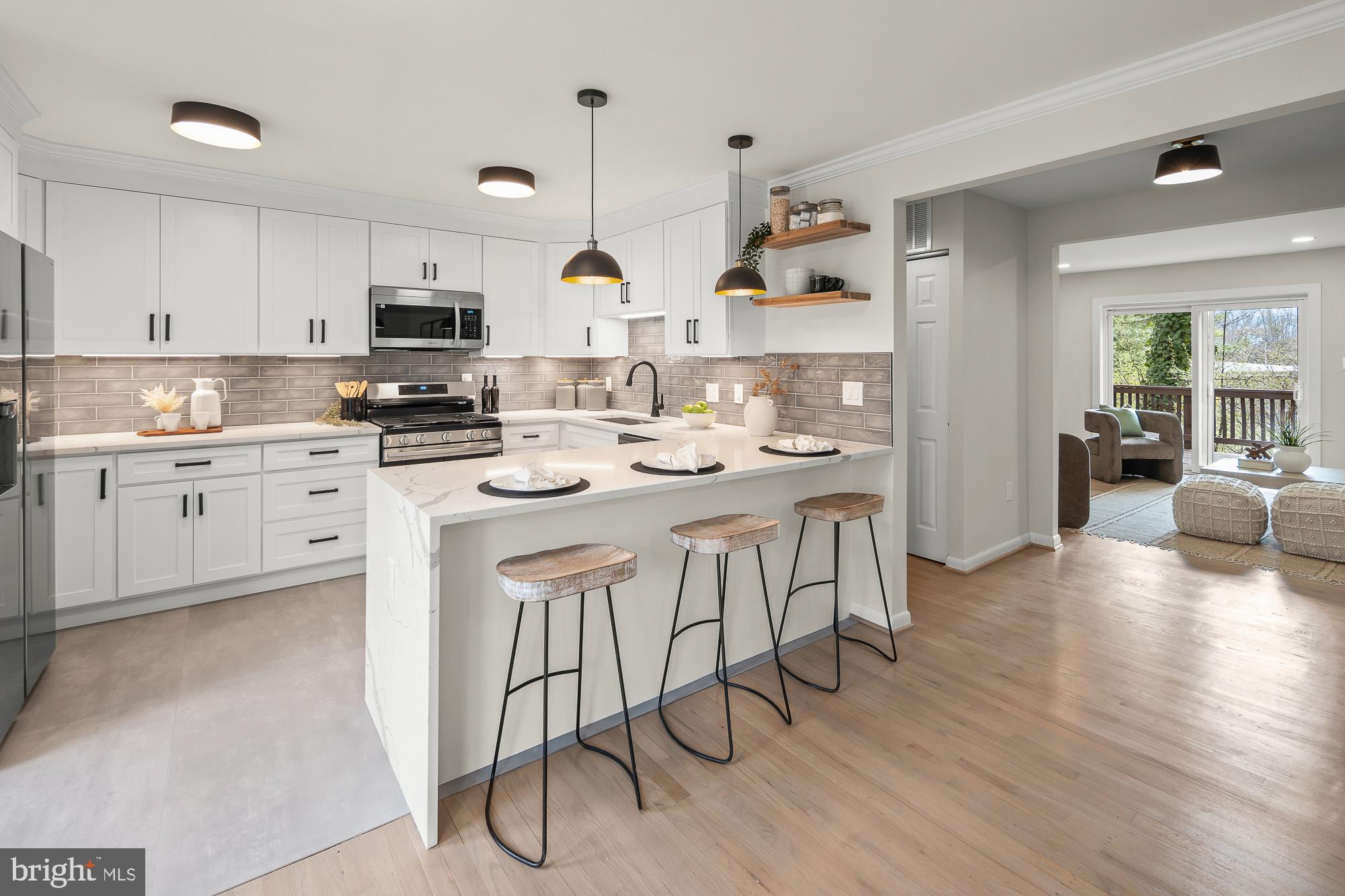 1652 Wainwright Drive Reston, VA 20190 - Photo 2 of 54 Fully Redesigned & Renovated Kitchen