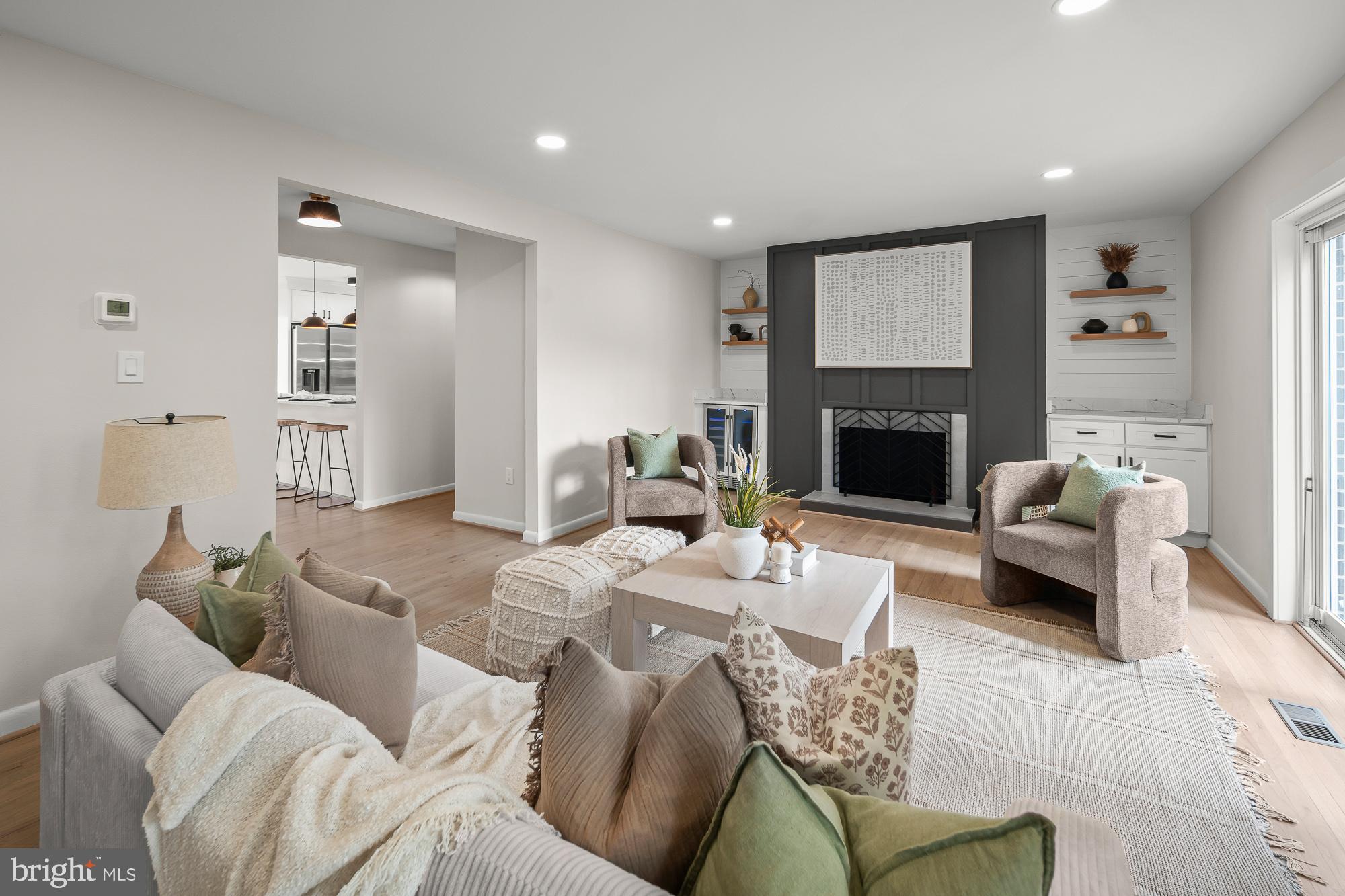 1652 Wainwright Drive Reston, VA 20190 - Photo 8 of 54 Family Room with wood burning fireplace