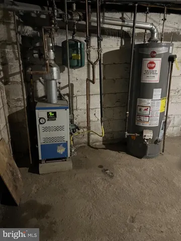 a view of water heater room