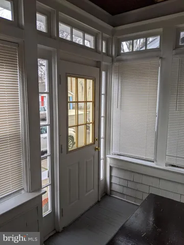 a view of front door