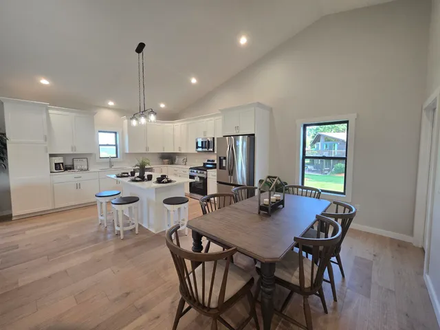 a close up view of closet