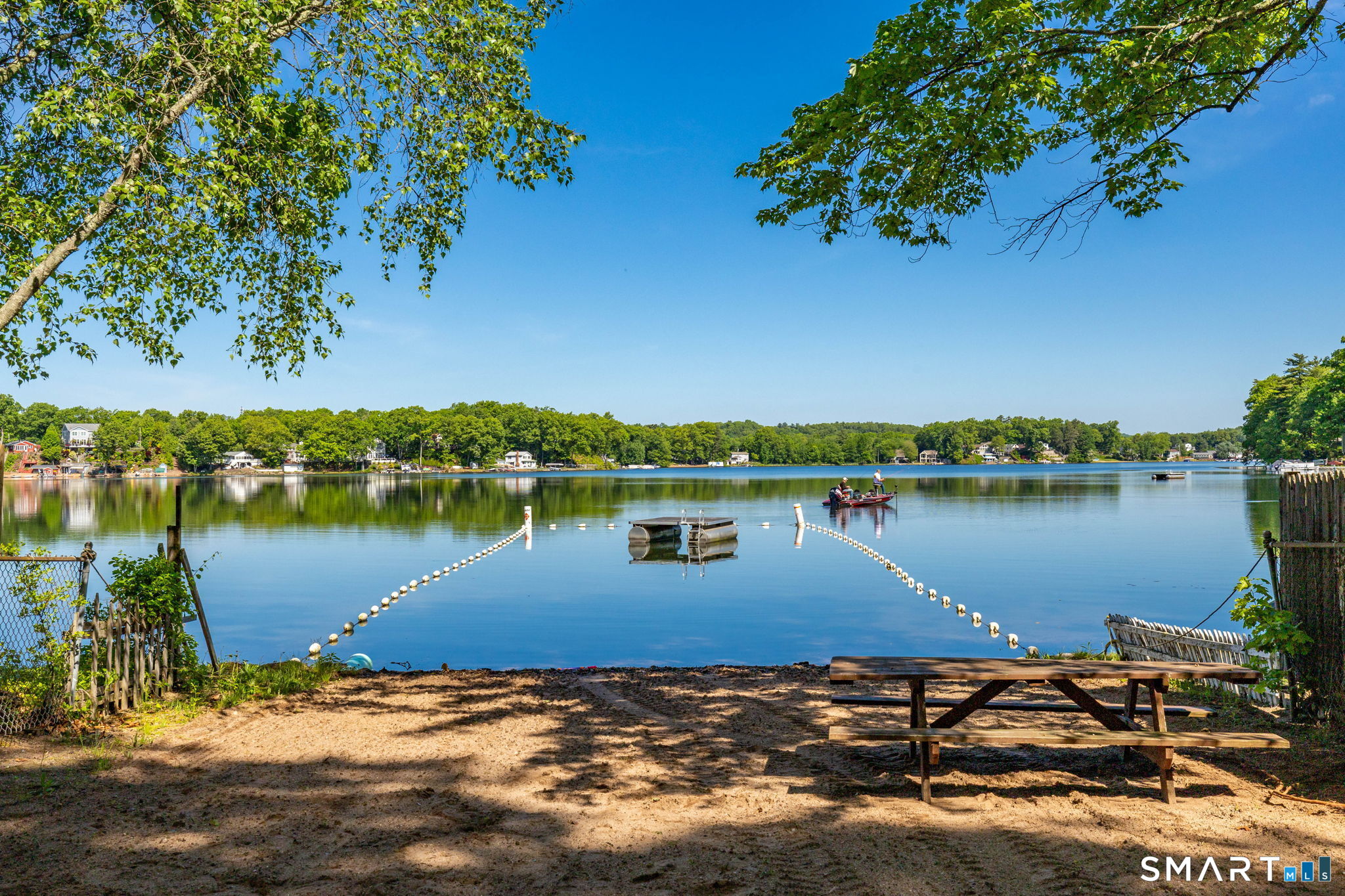 347 Griffin Road Suffield, CT 06093 - Photo 33 of 35 a view of a lake with houses in the back