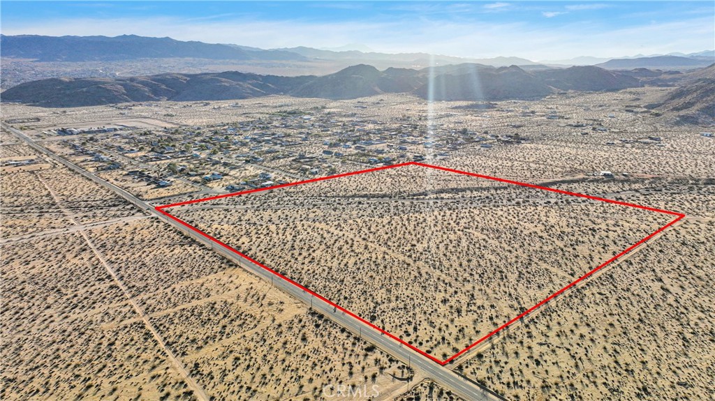 0 Sunburst Avenue Joshua Tree, CA 92252 - Photo 5 of 15 a view of a terrace with a mountain