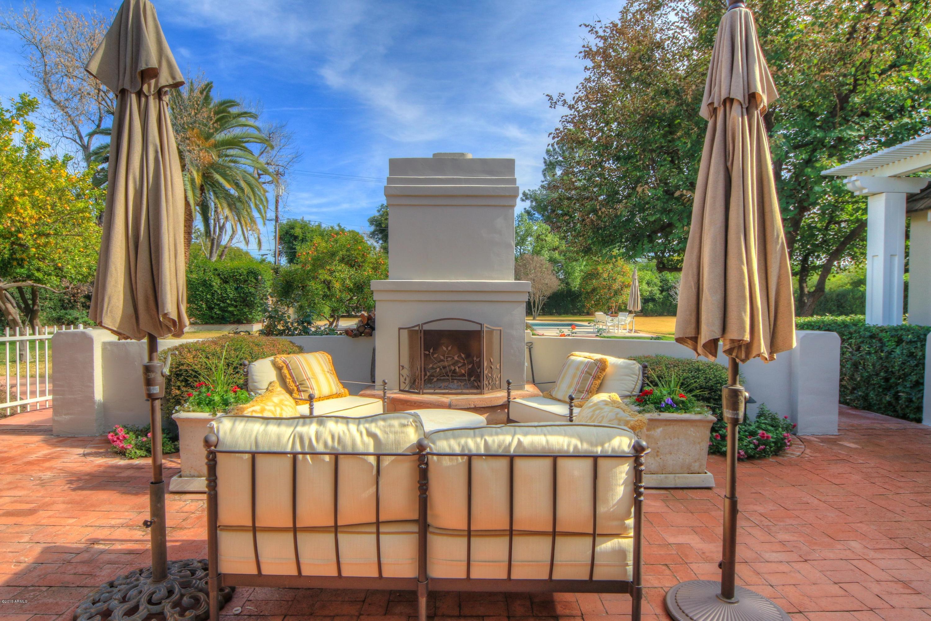 7033 North Wilder Road Phoenix, AZ 85021 - Photo 54 of 63 Wilder Road patio fireplace