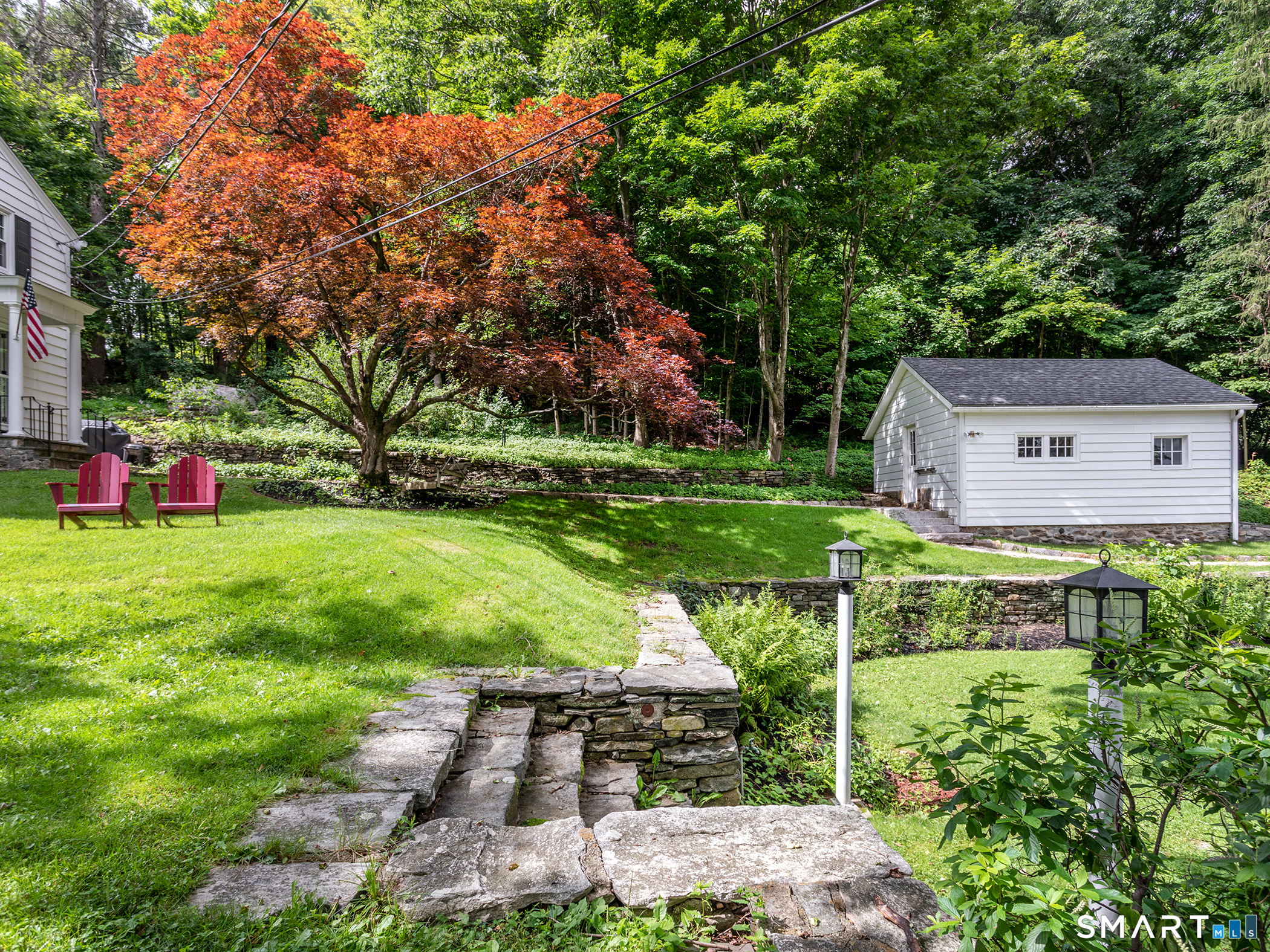 61 Curtiss Road Warren, CT 06777 - Photo 13 of 13 a view of a backyard with garden