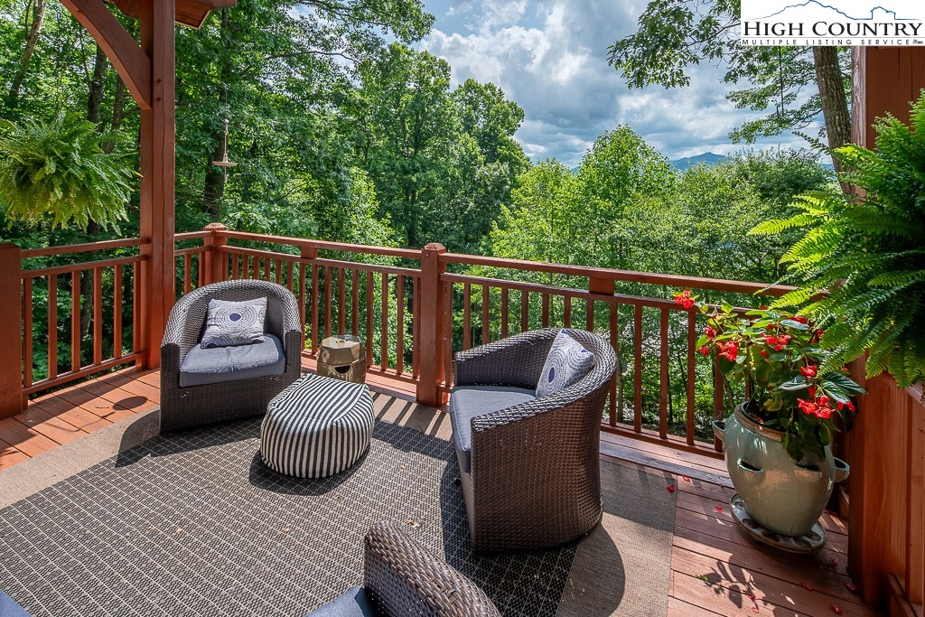 138 Mulberry Lane Boone, NC 28607 - Photo 28 of 33 a view of a roof deck with furniture
