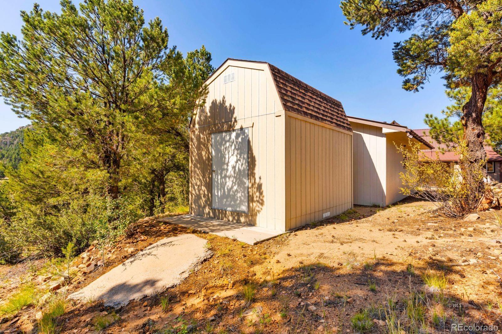 570 Rocky Ridge Road Westcliffe, CO 81252 - Photo 28 of 33 a view of a wooden fence