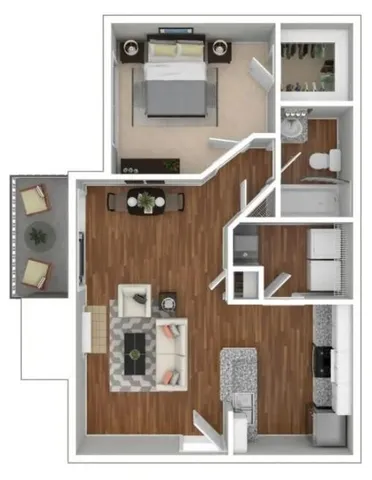 $1,387 | 1901 Briarcliff Road Northeast, Unit 1807, Atlanta, GA 30329