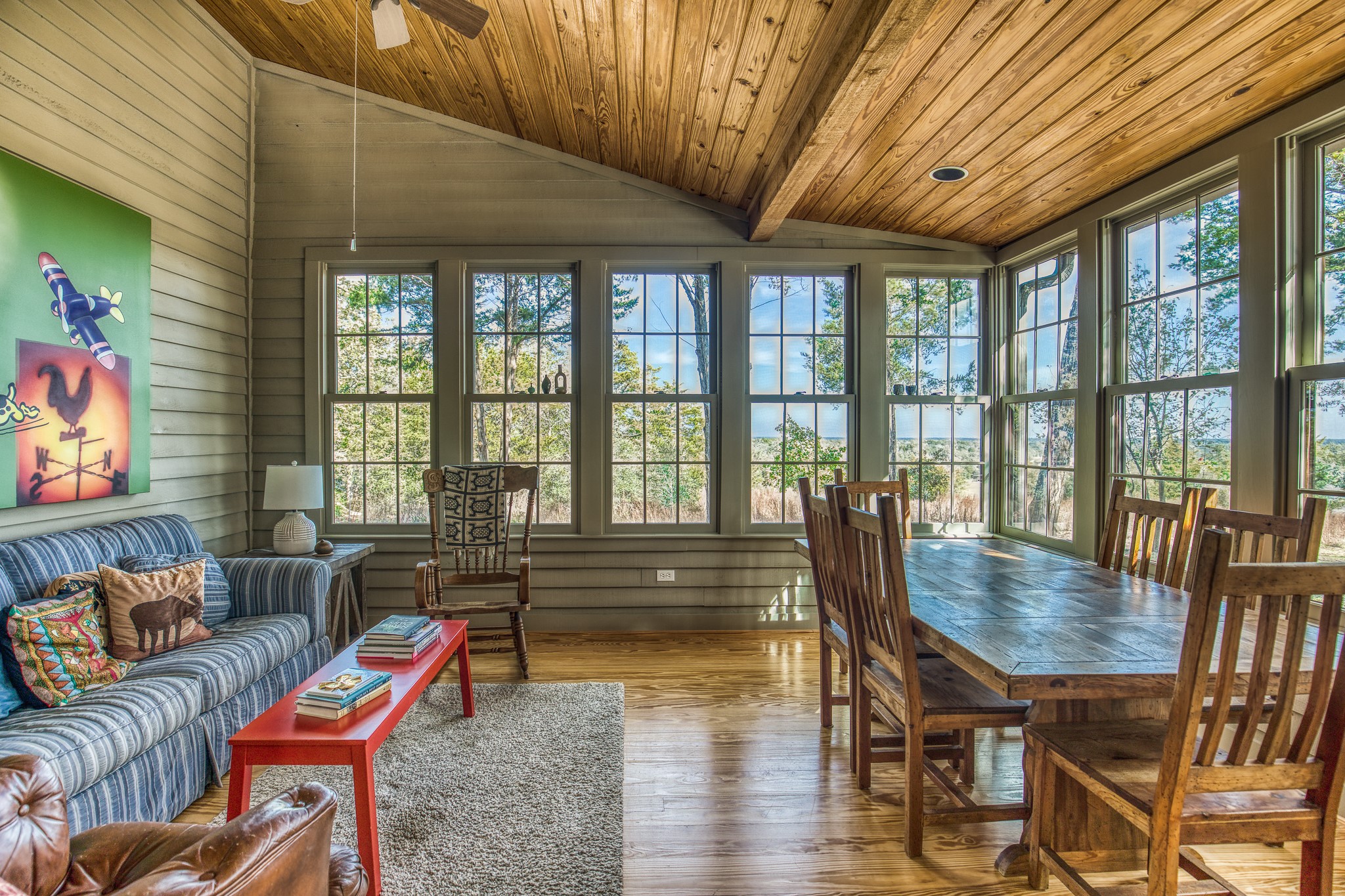 1745 Schoenberg Road Carmine, TX 78932 - Photo 9 of 30 a living room with furniture and a large window