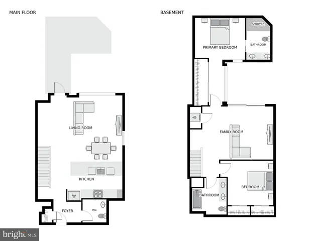 a spacious bedroom with a bed and large window