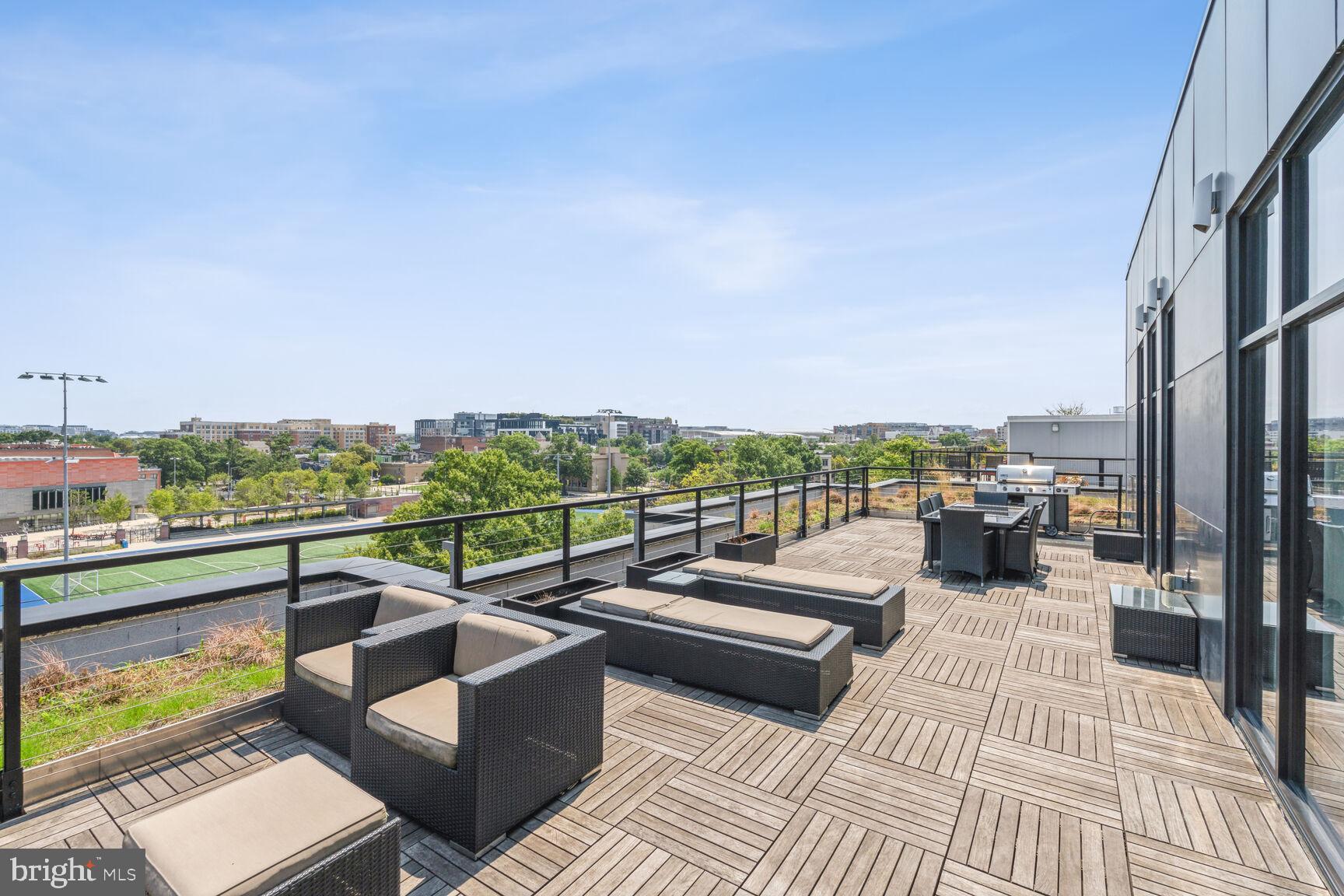 1628 11th Street Northwest, Unit 108 Washington, DC 20001 - Photo 34 of 44 a view of roof deck with patio