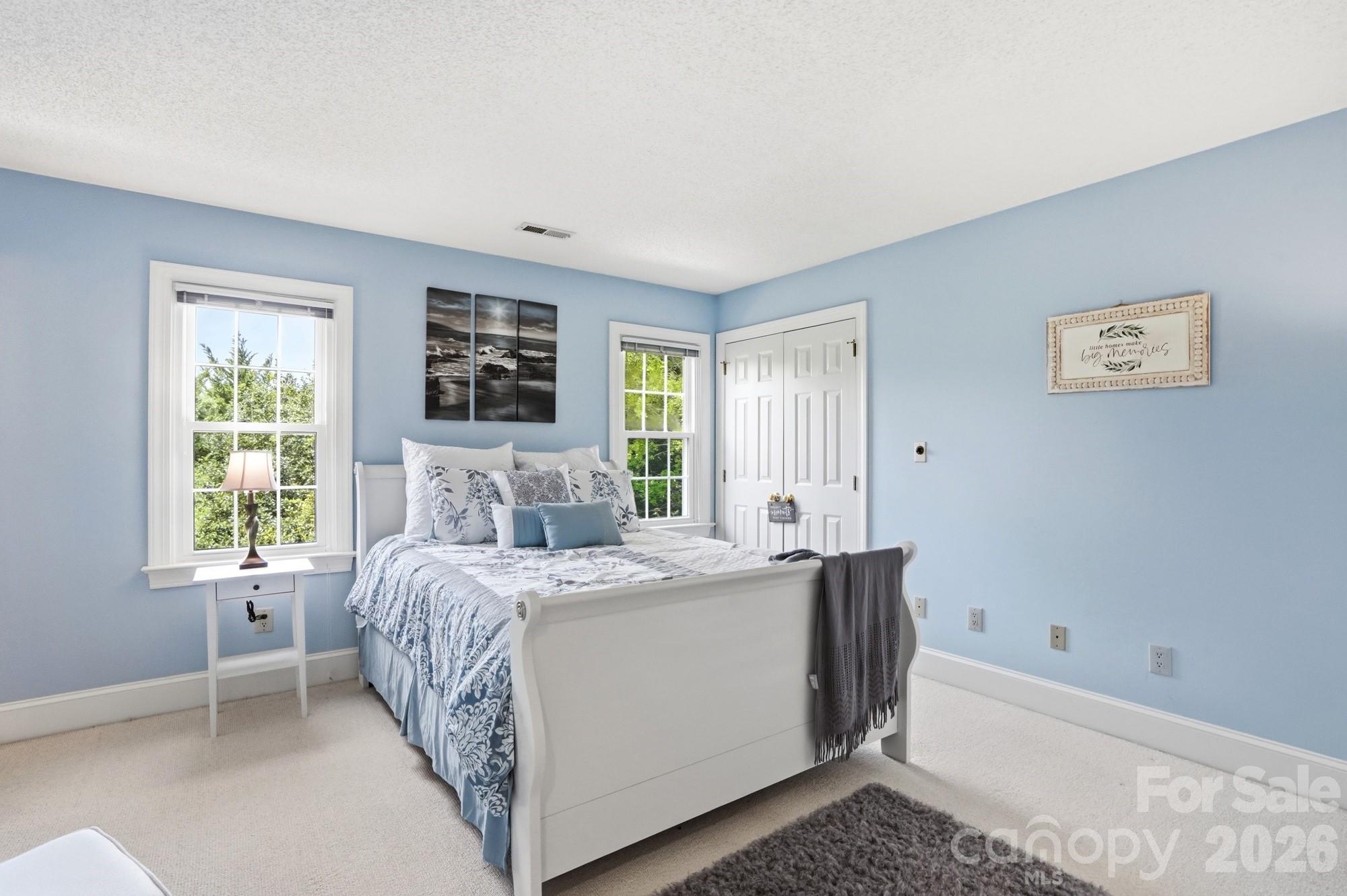 11078 Deep Cove Drive Tega Cay, SC 29708 - Photo 26 of 46 a bed sitting in a bedroom next to a window