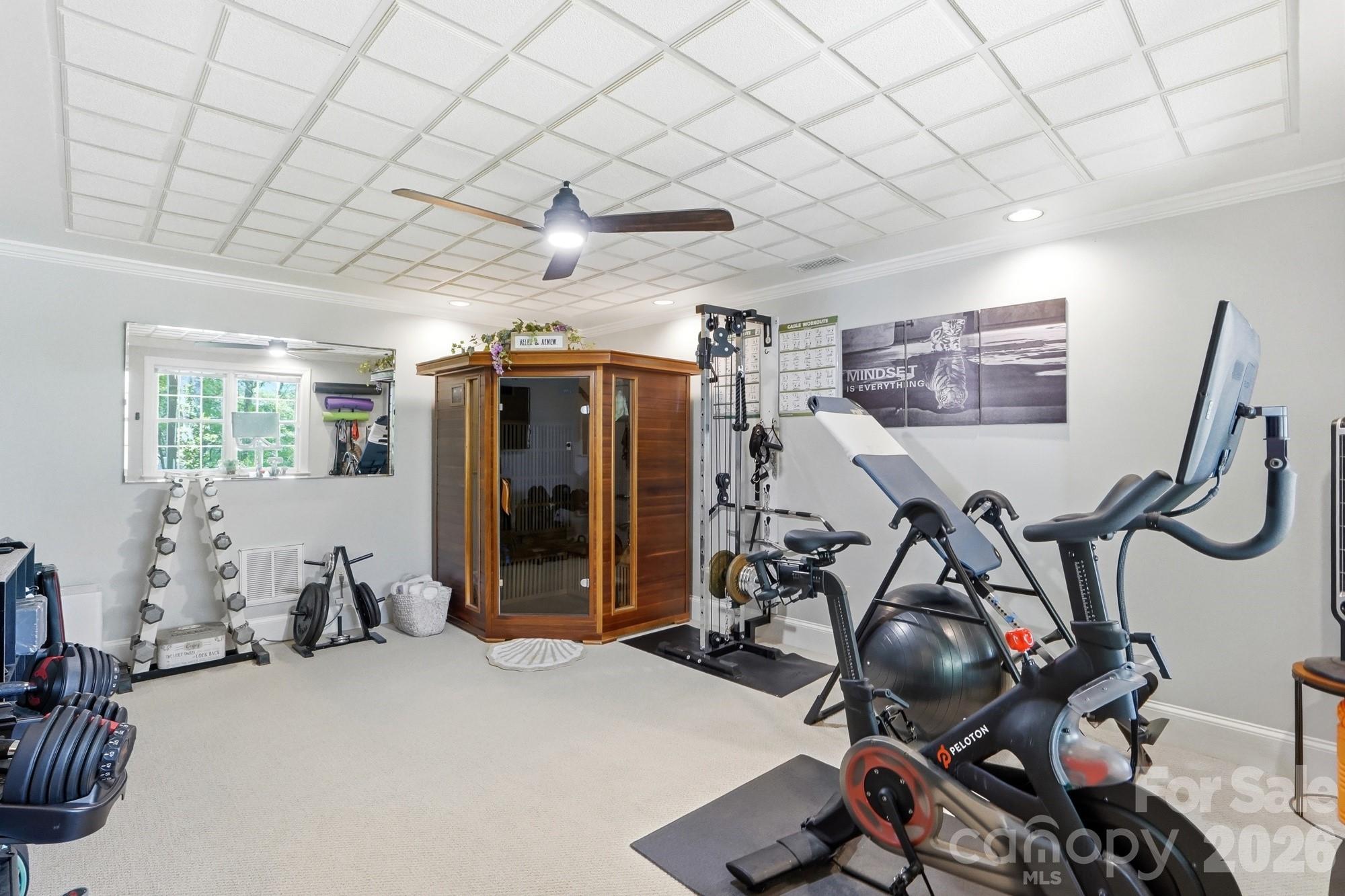 11078 Deep Cove Drive Tega Cay, SC 29708 - Photo 30 of 46 a view of a room with gym equipment