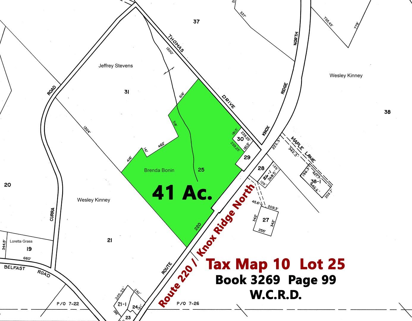 Lot 25 Knox Ridge Knox, ME 04986 - Photo 5 of 5 2015-Tax-Map-10 H (Large)