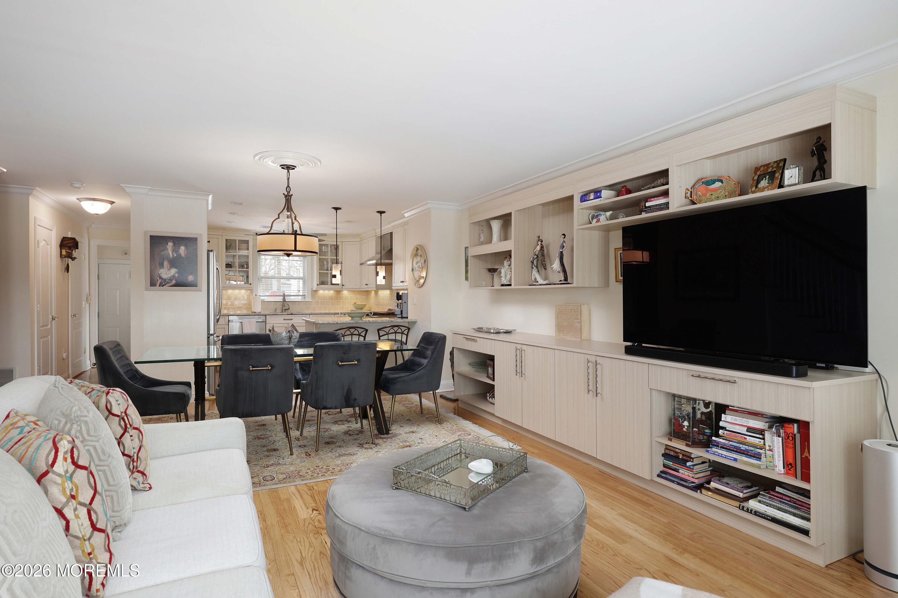 33 Chapin Avenue Red Bank, NJ 07701 - Photo 11 of 33 a living room with furniture and a flat screen tv