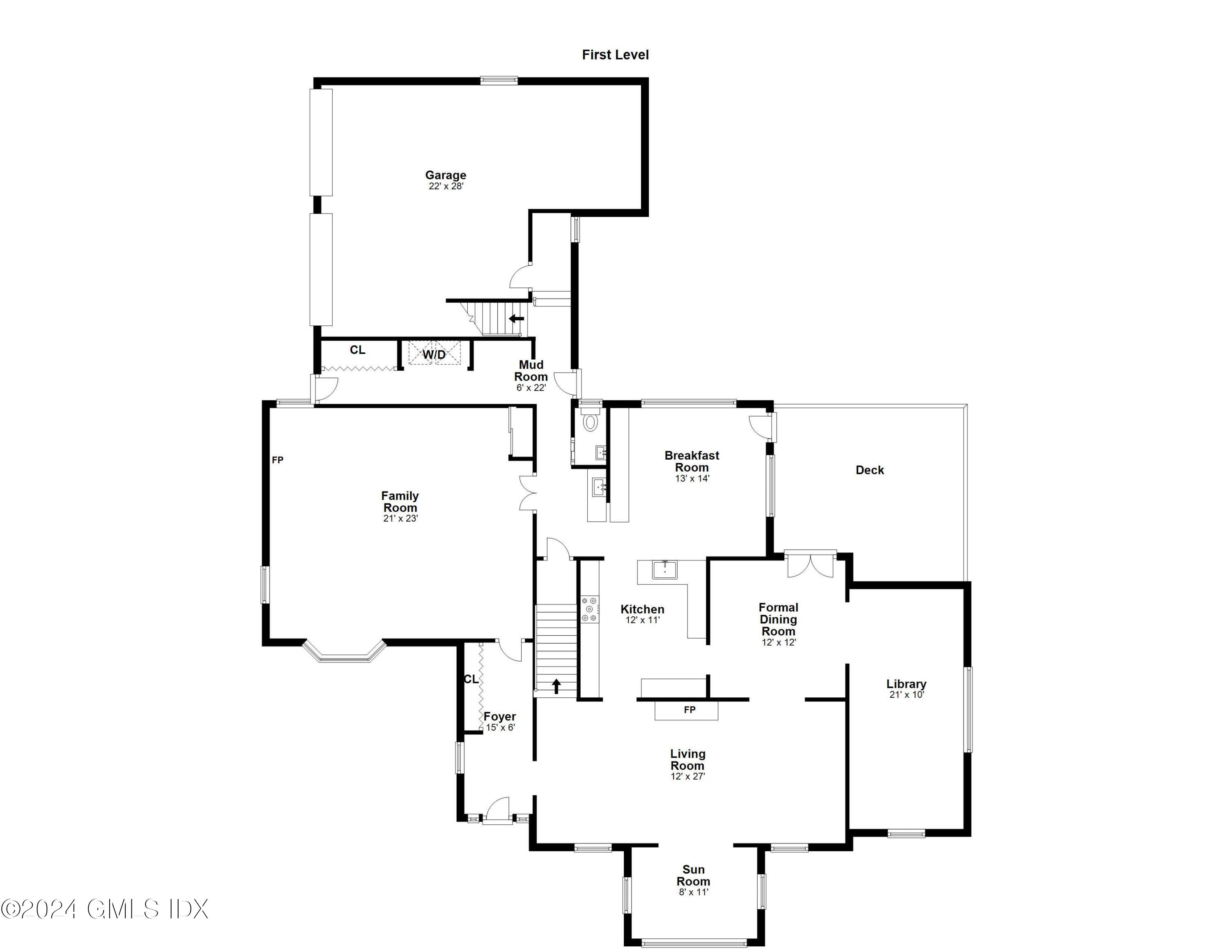 242 Taconic Road Greenwich, CT 06831 - Photo 34 of 37 a picture of floor plan