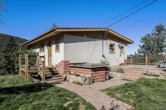 a house with a outdoor space