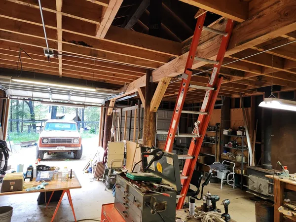 a view of storage and utility room
