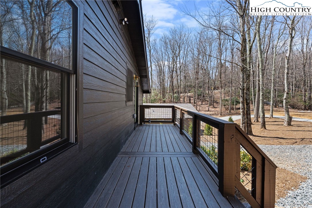 212 Chinkapin Ridge Road Seven Devils, NC 28604 - Photo 10 of 21 a view of balcony with wooden floor