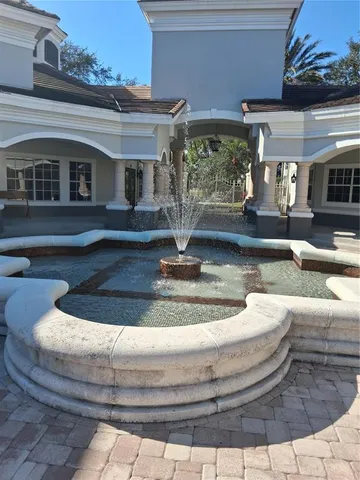 a view of outdoor space yard and swimming pool