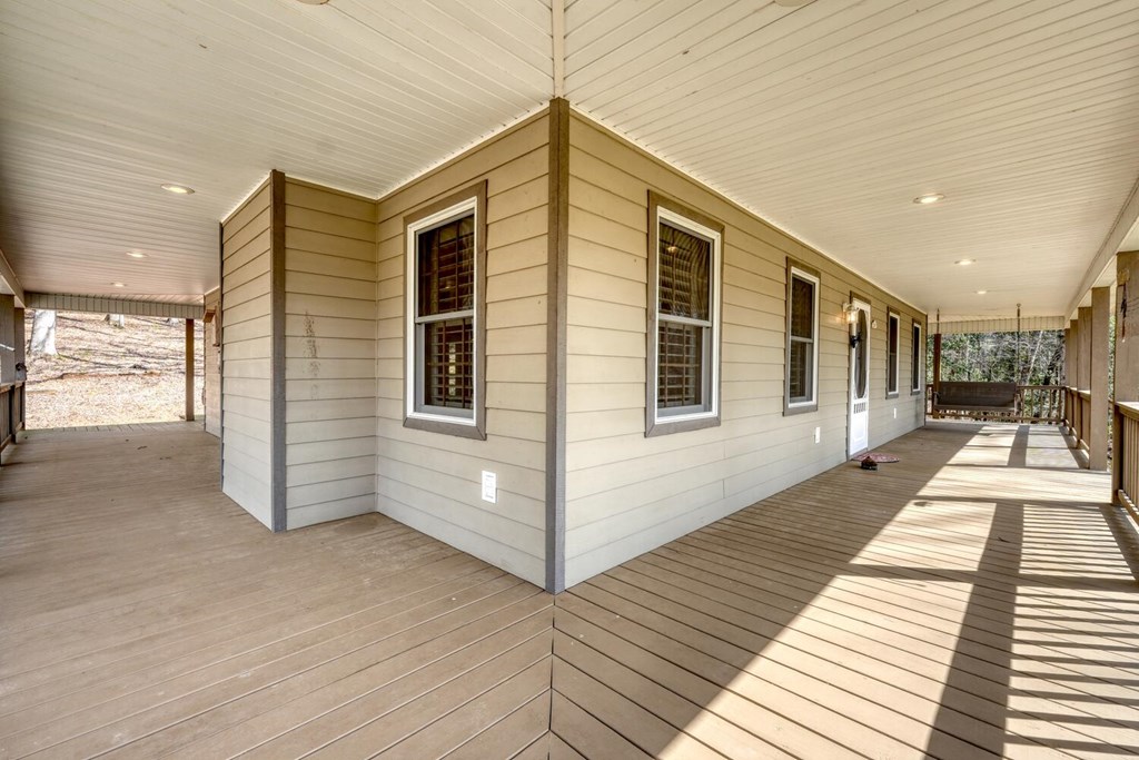 2478 High River Road Hiawassee, GA 30546 - Photo 43 of 67 a view of a house with a balcony