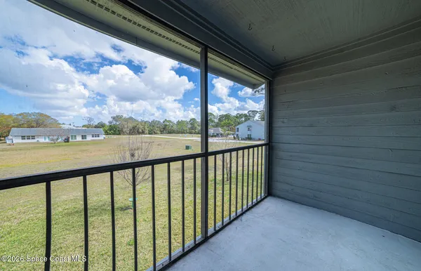a view of a porch
