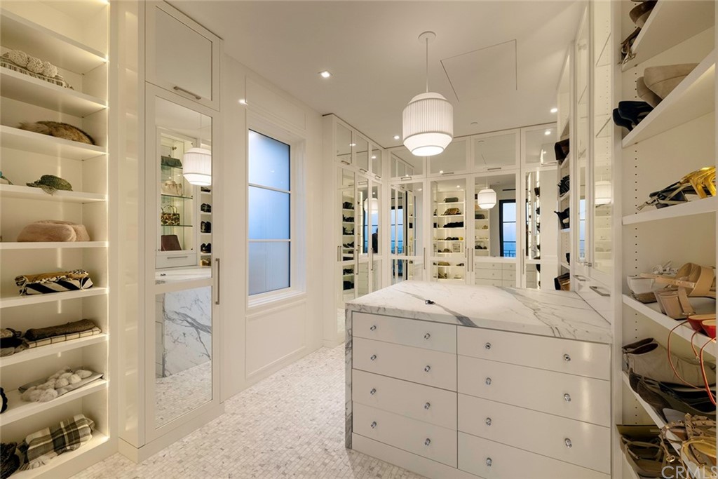 12 Swimmers Newport Coast, CA 92657 - Photo 38 of 38 a spacious bathroom with a double vanity sink a mirror and shower