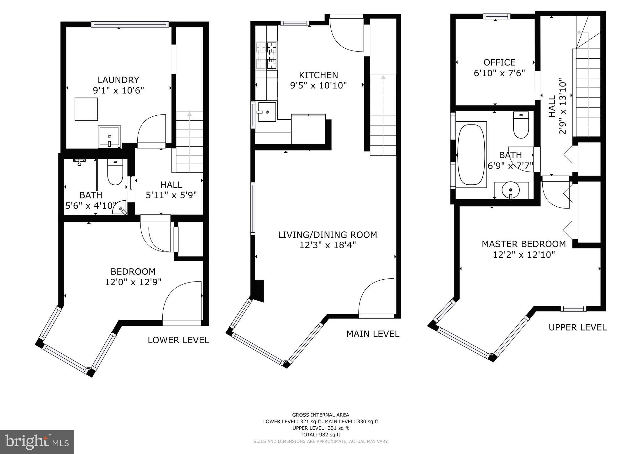 816 13th Street Northeast Washington, DC 20002 - Photo 30 of 30 Floor Plan