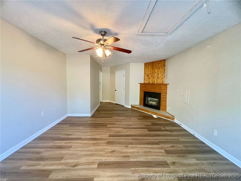 1505 Diamond Road Fayetteville, NC 28311 - Photo 11 of 21 a view of empty room with a fireplace