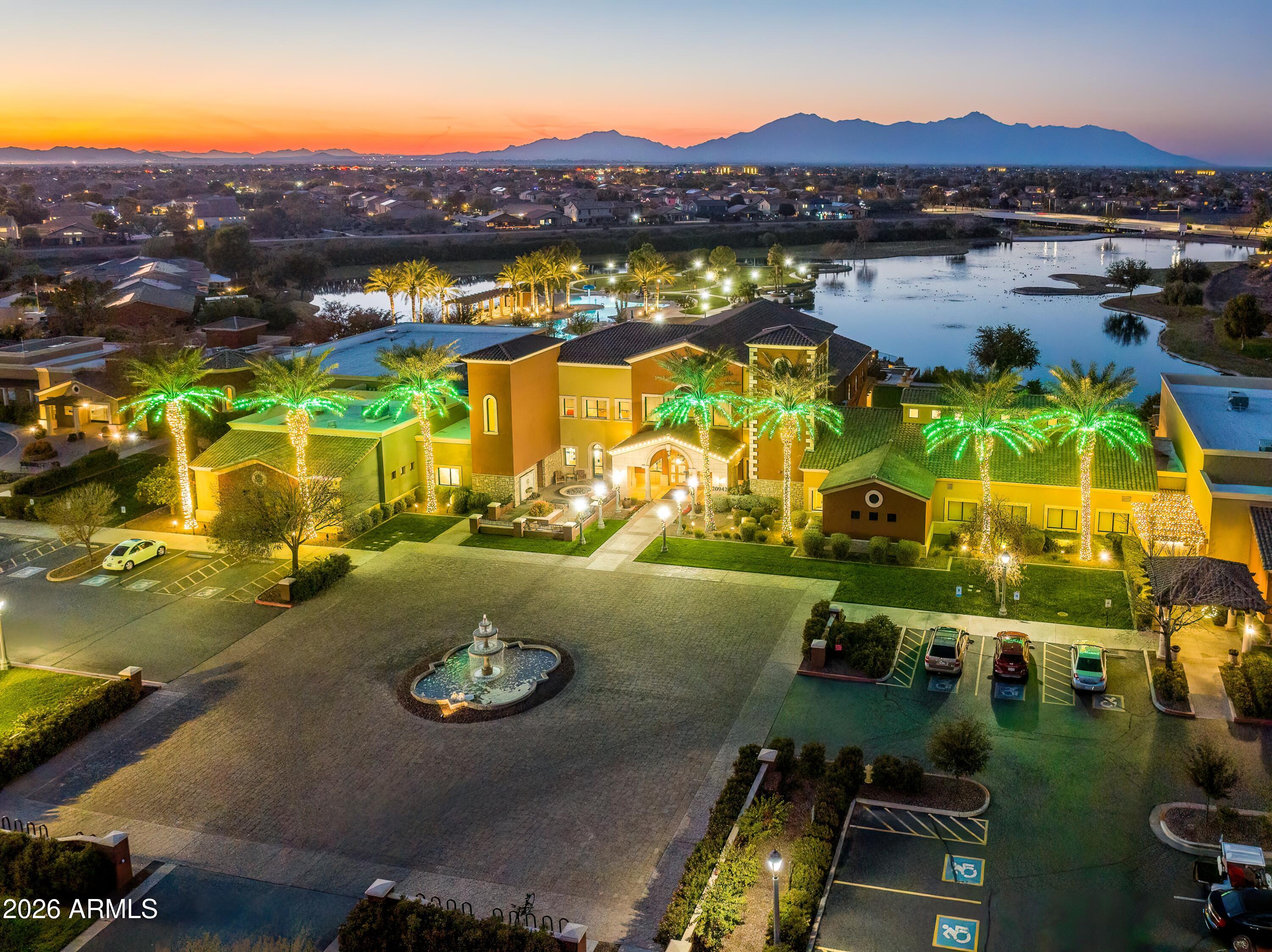 42204 West Rummy Road Maricopa, AZ 85138 - Photo 45 of 63 Town hall at night
