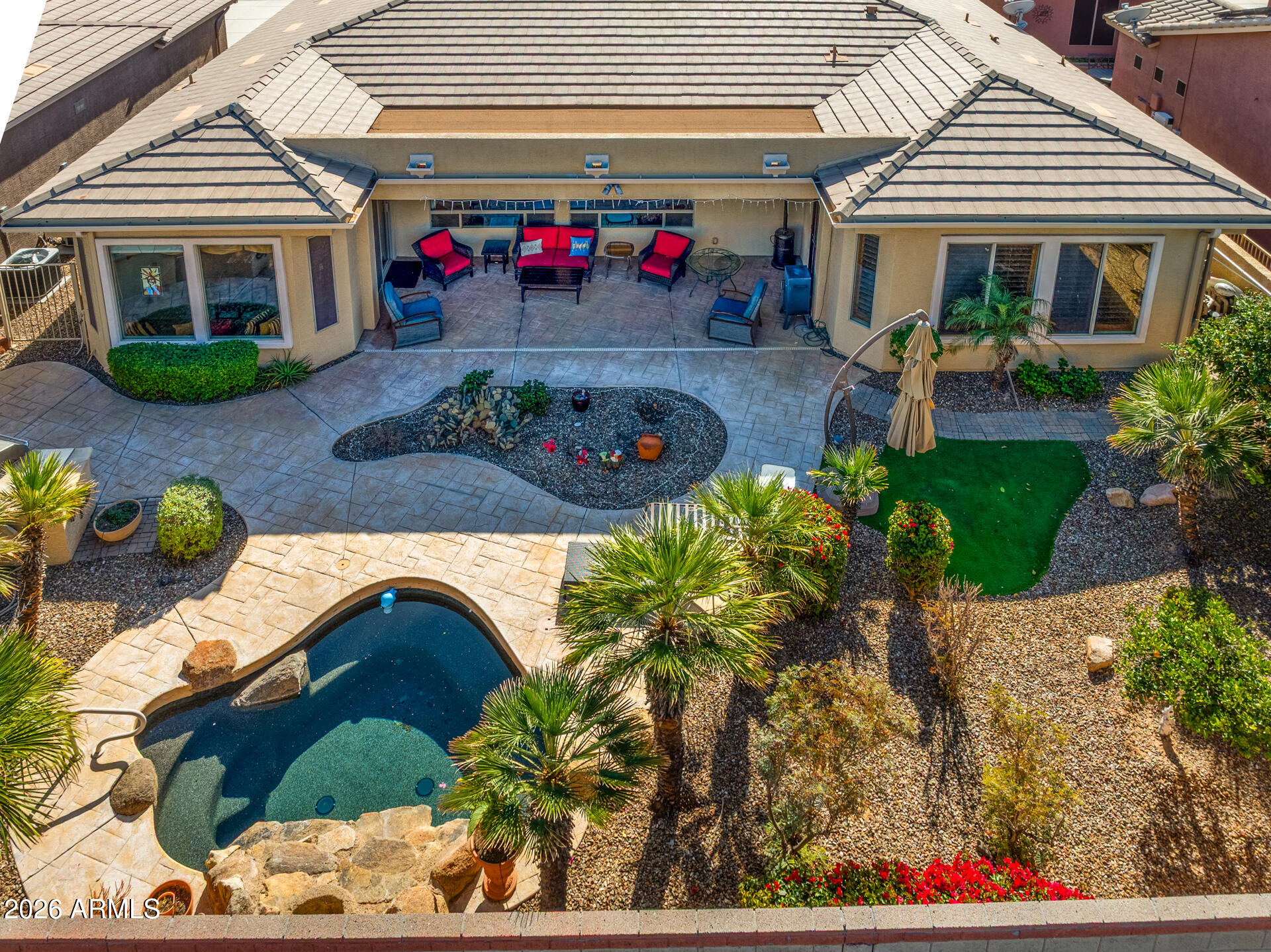 42204 West Rummy Road Maricopa, AZ 85138 - Photo 5 of 63 Arial Backyard