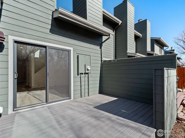 a view of a house with a door