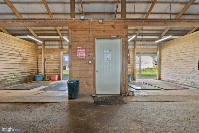 a view of a porch with furniture