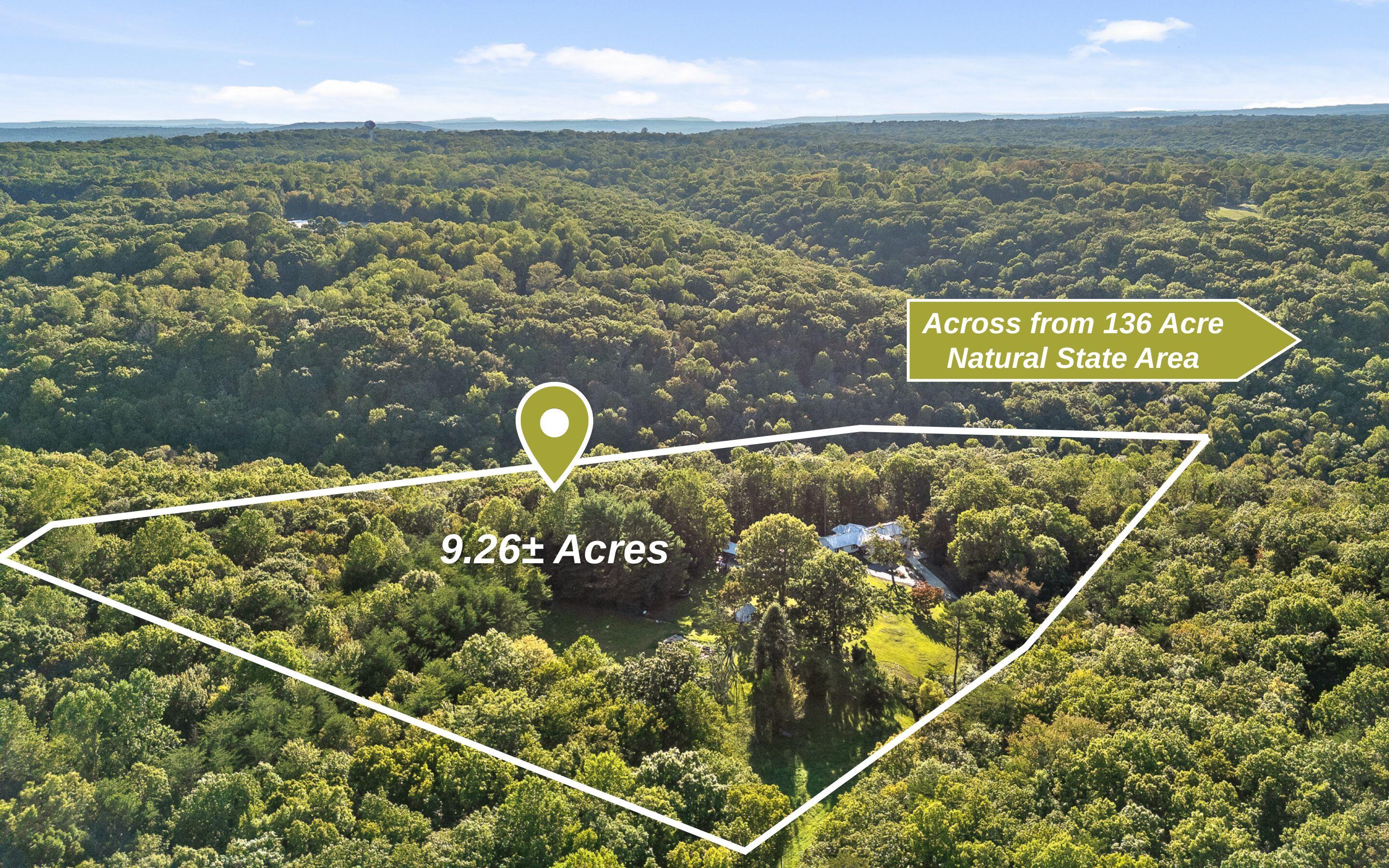 6015 Sawyer Road Signal Mountain, TN 37377 - Photo 4 of 44 Aerial of Property Lines