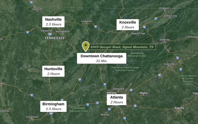 $975,000 | 6015 Sawyer Road, Signal Mountain, TN 37377