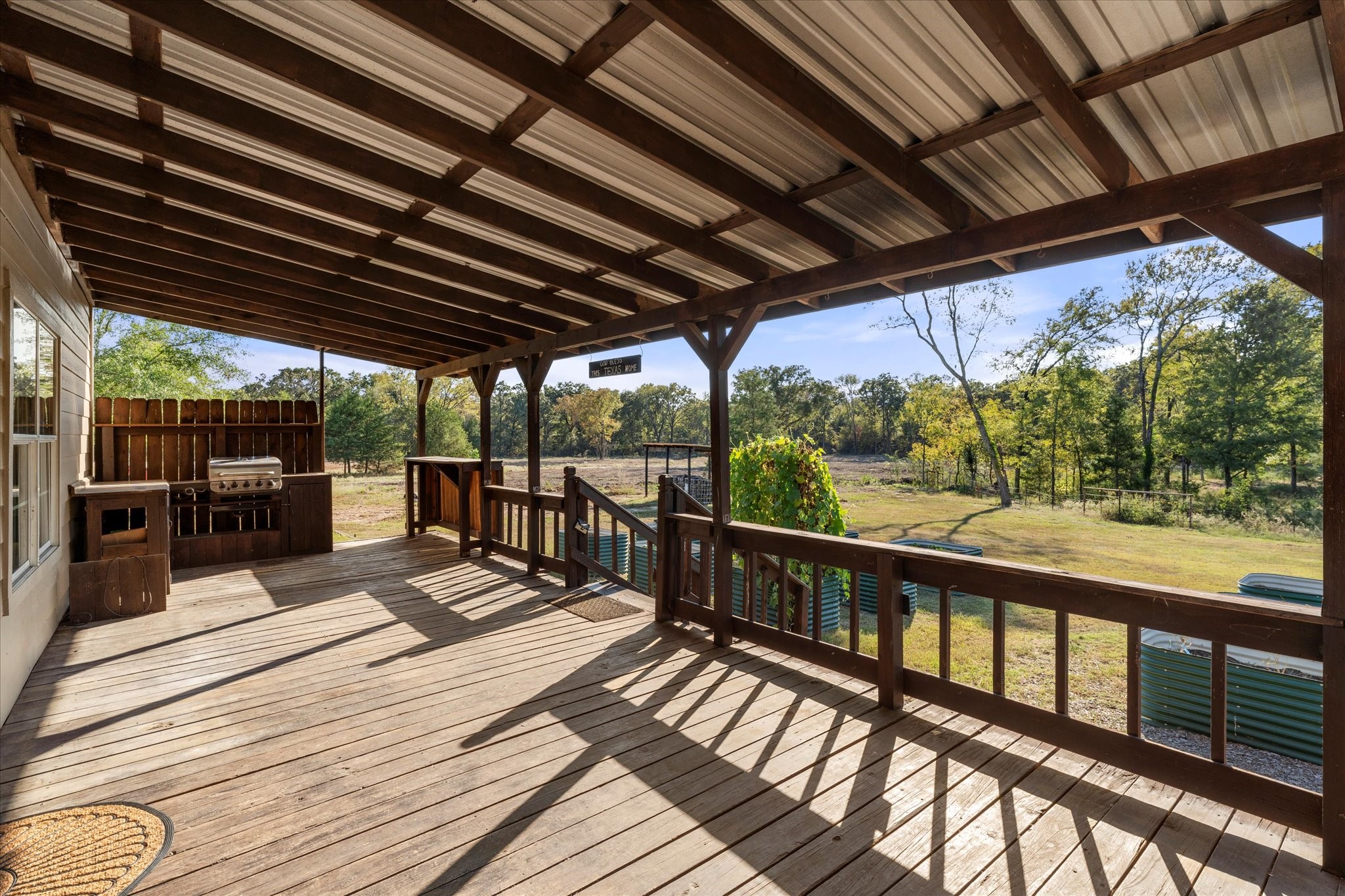 3115 Rains County Road 2610 Alba, TX 75410 - Photo 28 of 49 a view of a balcony with wooden floor