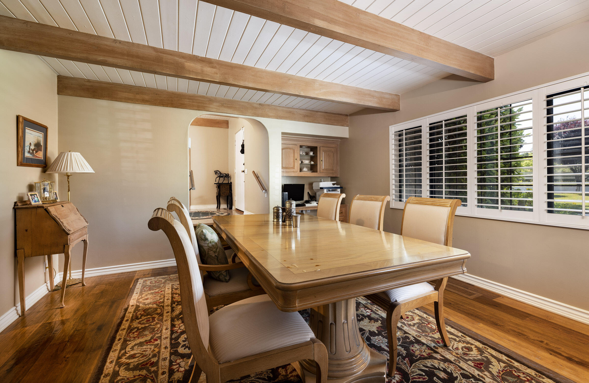 120 Meadowlark Road Santa Ynez, CA 93460 - Photo 12 of 42 a view of a dining room with furniture