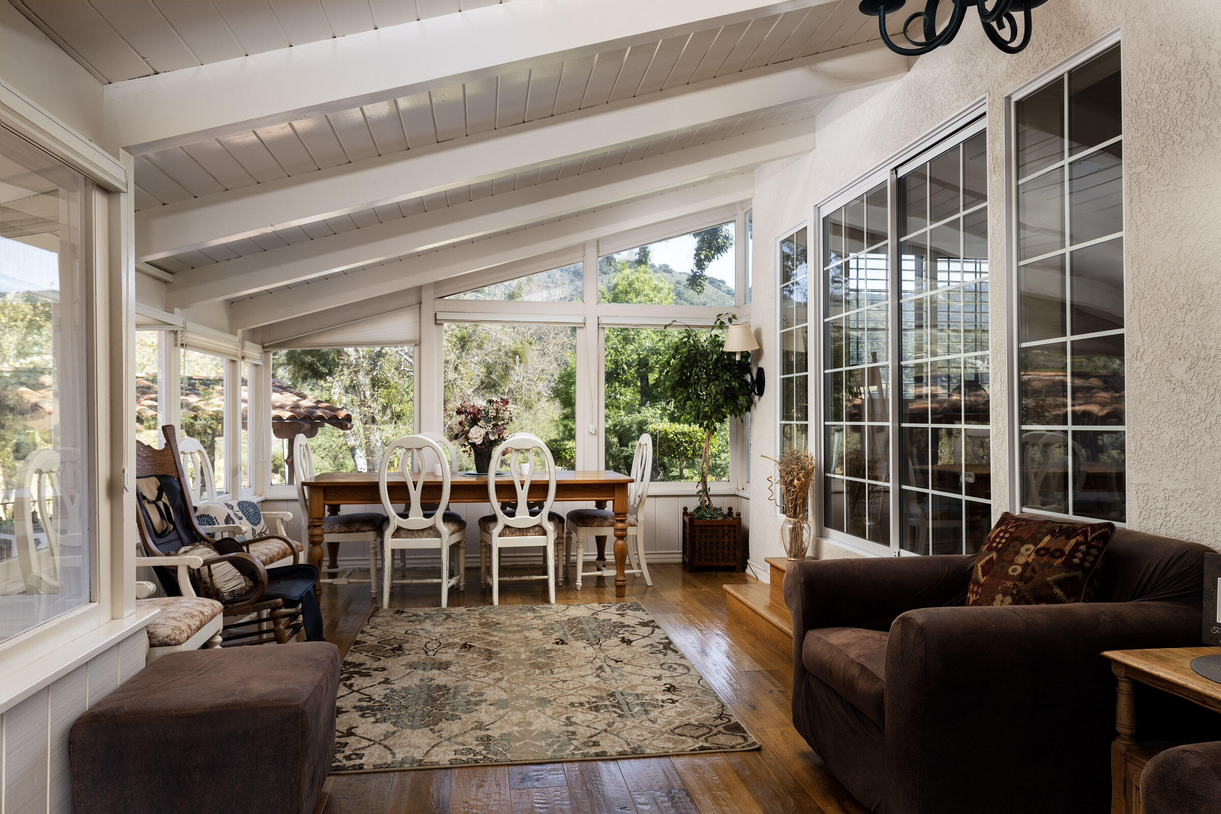 120 Meadowlark Road Santa Ynez, CA 93460 - Photo 19 of 42 a living room with furniture and a large window