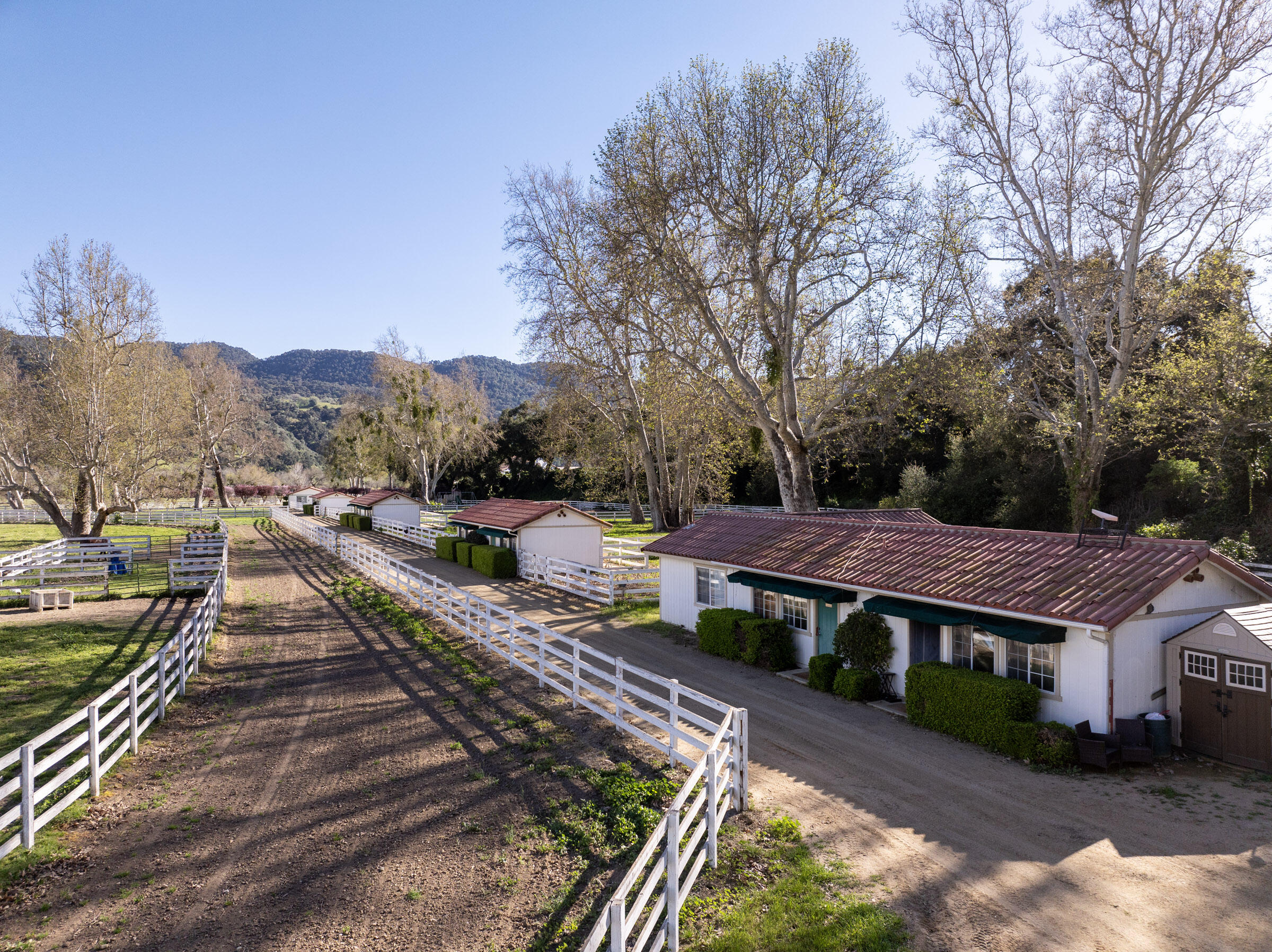 120 Meadowlark Road Santa Ynez, CA 93460 - Photo 22 of 42 a view of a house with a yard