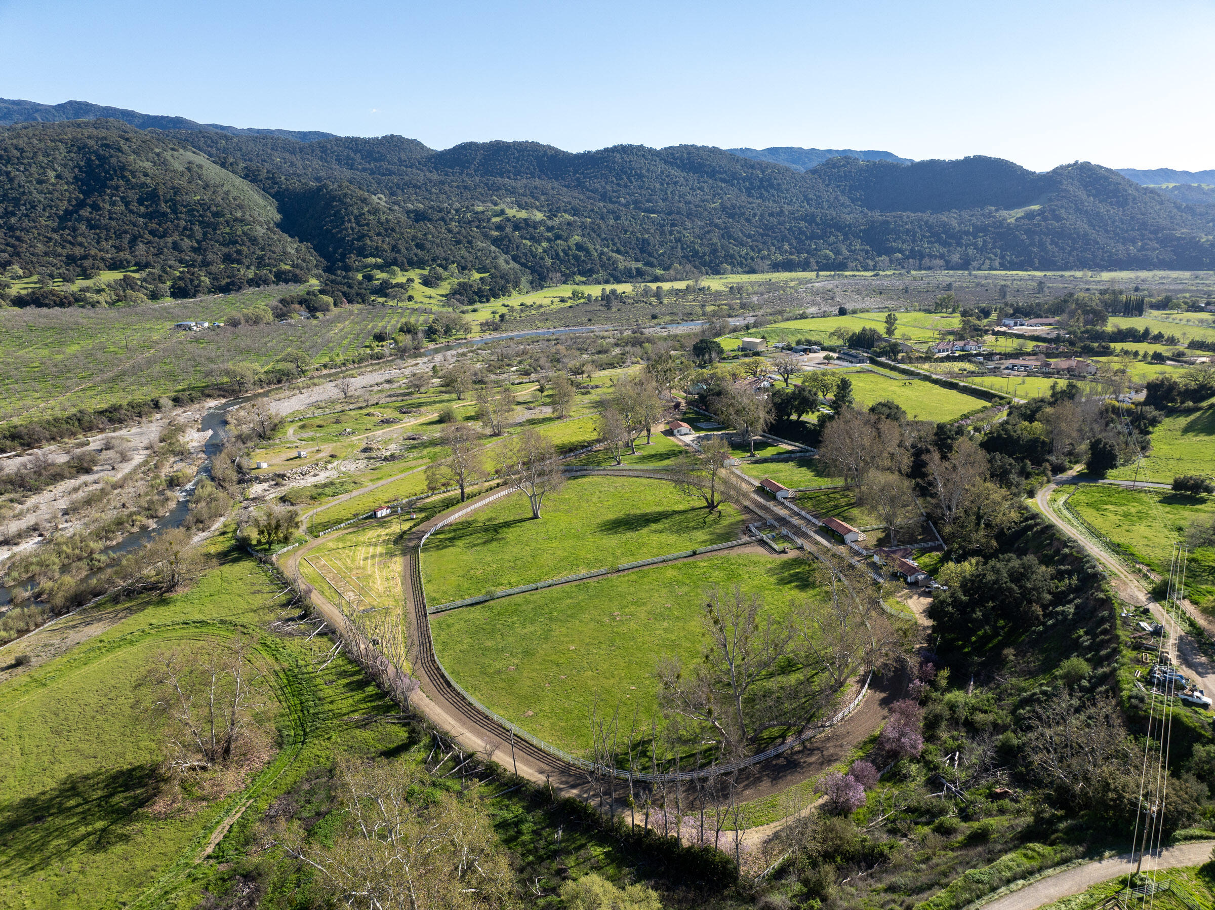 120 Meadowlark Road Santa Ynez, CA 93460 - Photo 29 of 42 a view of a lush green hillside and a houses