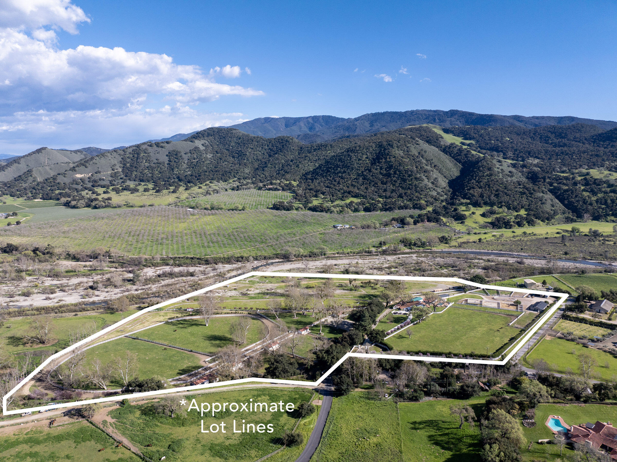 120 Meadowlark Road Santa Ynez, CA 93460 - Photo 40 of 42 a view of a field with an ocean view