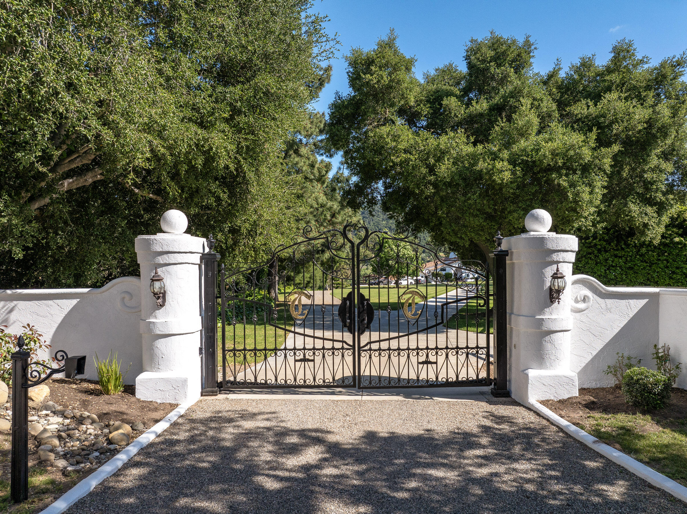 120 Meadowlark Road Santa Ynez, CA 93460 - Photo 41 of 42 a view of a wrought iron fences in front of house